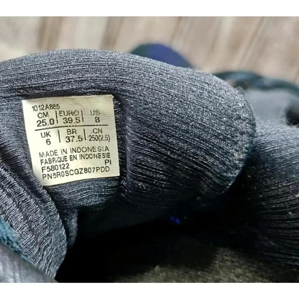 Asics Gel-Nimbus 23 Women's Size 8 Running Shoes Blue Black 1012A885 - Picture 3 of 8